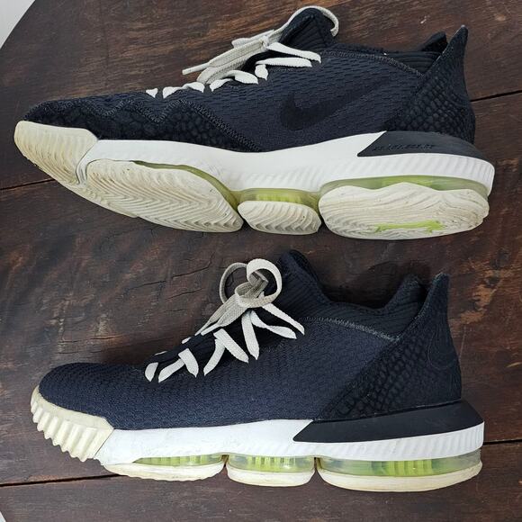 Nike AIR Lebron James 16 Low Black Python Volt Green White CI2668 004 sz 11.5 main image 7
